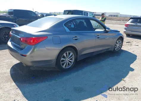 2015 Infiniti Q50 Premium from USA, damaged, VIN JN1BV7AR9FM408386
